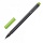 Ручка капиллярная FABER-CASTELL «Grip Finepen», СВЕТЛО-ЗЕЛЕНАЯ, трехгранная, корпус черный, 0.4 мм