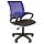 Кресло офисное Easy Chair 304 LT черное/синее (пластик/ткань/сетка)