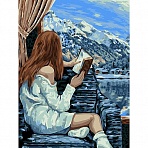 Картина по номерам на холсте ТРИ СОВЫ «Красивый вид», 30×40, с акриловыми красками и кистями
