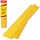 Цветная бумага крепированная BRAUBERG, стандарт, растяжение до 65%, 25 г/м2, европодвес, желтая, 50?200 см