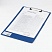 превью Доска-планшет BRAUBERG "Comfort", с верхним прижимом, А4, 23х35 см, картон/ПВХ, Россия, синяя