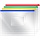 Папка-конверт на молнии OfficeSpace, А4, 250мкм, сетка, прозрачная, ассорти