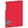 Папка на 4 кольцах Berlingo «Soft Touch», 24мм, 700мкм, красная, D-кольца, с внутр. карманом