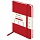 Блокнот МАЛЫЙ ФОРМАТ (96×140 мм) А6, BRAUBERG ULTRA, балакрон, 80 г/м2, 96 л., клетка, красный