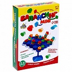 Настольная игра на равновесие «Балансинг мини», 48 фишек, 4 цвета, кубик, ЛАС ИГРАС KIDS