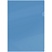 превью Папка-уголок СТАММ А4, 100мкм, пластик, прозрачная, синяя