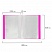 превью Папка 40 вкладышей BRAUBERG «Neon», 25 мм, неоновая розовая, 700 мкм