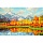 Картина стразами (алмазная мозаика) 40×50 см, ОСТРОВ СОКРОВИЩ «Осень в горах», без подрамника