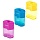 Точилка ПИФАГОР с контейнером, пластиковая, «Бабочка», цвет корпуса ассорти