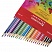 превью Карандаши цветные BRAUBERG «БАБОЧКИ», 24 цвета, трехгранные заточенные, корпус с полосками