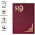 превью Папка адресная «55 лет» OfficeSpace, А4, бумвинил, инд. упаковка