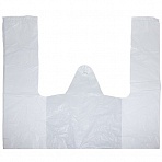 Пакет-майка Артпласт ПНД 17 мкм белый (30+16×60 см, 100 штук в упаковке)