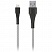 превью Кабель Smartbuy Сarbon, USB2.0 (A) - Lightning(M), для Apple, экстрапрочный, 2A output, 1м, белый