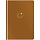 Ежедневник недатир. A5, 136л., кожзам, OfficeSpace «Surface», светло-коричневый