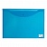 превью Папка-конверт с кнопкой BRAUBERG, А3, прозрачная, синяя, 0,18 мм