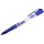 Ручка гелевая Crown с резиновой манжетой (0,7мм, синий)