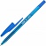 превью Ручка шариковая Attache Slim синяя (полупрозрачный корпус, толщина линии 0.38 мм)