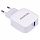 Быстрое зарядное устройство сетевое (220В) SONNEN, порт USB, QC 3.0, выходной ток 3А, белое