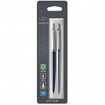 Набор Parker «Jotter London»: шар. ручка Blue + гел. ручка Stainless Steel, 1.0мм, кнопочн., блистер