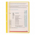 Папка-скоросшиватель Attache А4 желтая 10 штук в упаковке (толщина обложки 0.11 мм и 0.15 мм)