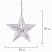 превью Гирлянда светодиодная «Звезды» занавес на окно 3×1 м, 138 ламп, теплый белый, ЗОЛОТАЯ СКАЗКА
