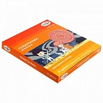 Пластилин Гамма «Оранжевое солнце», 12 цветов ( 6 классич., 6 с блестк. ), 168г, со стеком. картон. упак. 