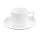 Кофейная пара Wilmax фарфоровая белая чашка 90 мл/блюдце (WL-993007)