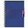 Бизнес-тетрадь Attache Digital A4 140 листов синий в клетку на спирали (225×300 мм)