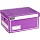 Короб архивный Attache гофрокартон фиолетовый 320×240×160 мм