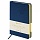 Ежедневник датированный 2024 А5 138×213 мм BRAUBERG «Comodo», под кожу, синий