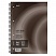 превью Бизнес-тетрадь LightBook А4 100 листов коричневая в клетку на спирали