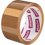 Клейкая лента упаковочная Attache коричневая 48 мм x 60 м толщина 40 мкм (6 штук в упаковке)