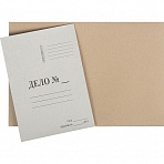 Папка-обложка без скоросшивателя Attache Economy Дело № немелованный картон A4 белая (190-210 г/кв. м, 100 штук в упаковке)