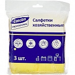 Салфетки хозяйственные Luscan Professional 300г/м2 30×30см 3шт/уп желтые