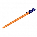 Ручка шариковая Стамм «VeGa. Orange» синяя, 0.7мм, оранжевый корпус