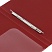 превью Папка с металлическим скоросшивателем и внутренним карманом BRAUBERG "Диагональ", темно-красная, до 100 листов, 0,6 мм