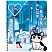 превью Тетрадь А5 80 л. BRAUBERG, гребень, клетка, обложка картон, «Anime Cats» (микс в спайке)