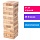 Игра настольная «ЦВЕТНАЯ БАШНЯ»48 окрашенных деревянных блоков + кубикЗОЛОТАЯ СКАЗКА662295