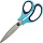 Ножницы Attache Town 170 мм с пластиковыми анатомическими ручками фиолетового/голубого цвета