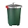 Бак пластиковый 45 л для пищевых и непищевых отходов зеленый с крышкой