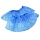 Бахилы одноразовые полиэтиленовые гладкие Стандарт АРТ 25 2.1 г синие (50 пар в упаковке)