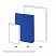 превью Ежедневник недатир. A5, 136л., кожзам, OfficeSpace «Grace», синий, цветной срез