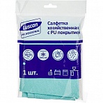 Салфетка хозяйственная Luscan Professional микрофиб PU покр 320г/м2 38×35см
