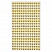 превью Стразы самоклеящиеся «Круглые», цвет золото, 6 мм, 247 шт., на подложке, ОСТРОВ СОКРОВИЩ