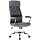 Кресло для руководителя Easy Chair 591 TC черное/серое (сетка/ткань/хромированный металл)