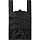 Пакет-майка ПНД черный 15мкм (38+20×68 см, 100 штук в упаковке)