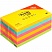 превью Стикеры Post-it Радуга плюс 76x127 мм неоновые 4 цвета (6 блоков по 100 листов)