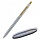Ручка подарочная шариковая BRAUBERG Brioso, СИНЯЯ, корпус серебристый с золотистыми деталями, линия письма 0.5 мм