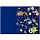 Скатерть полиэтиленовая ПатиБум «Космос», 137×181см
