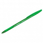 Ручка шариковая Berlingo «Tribase grip» зеленая, 1.0мм, грип
